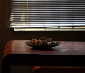 Table Decor in a moody room