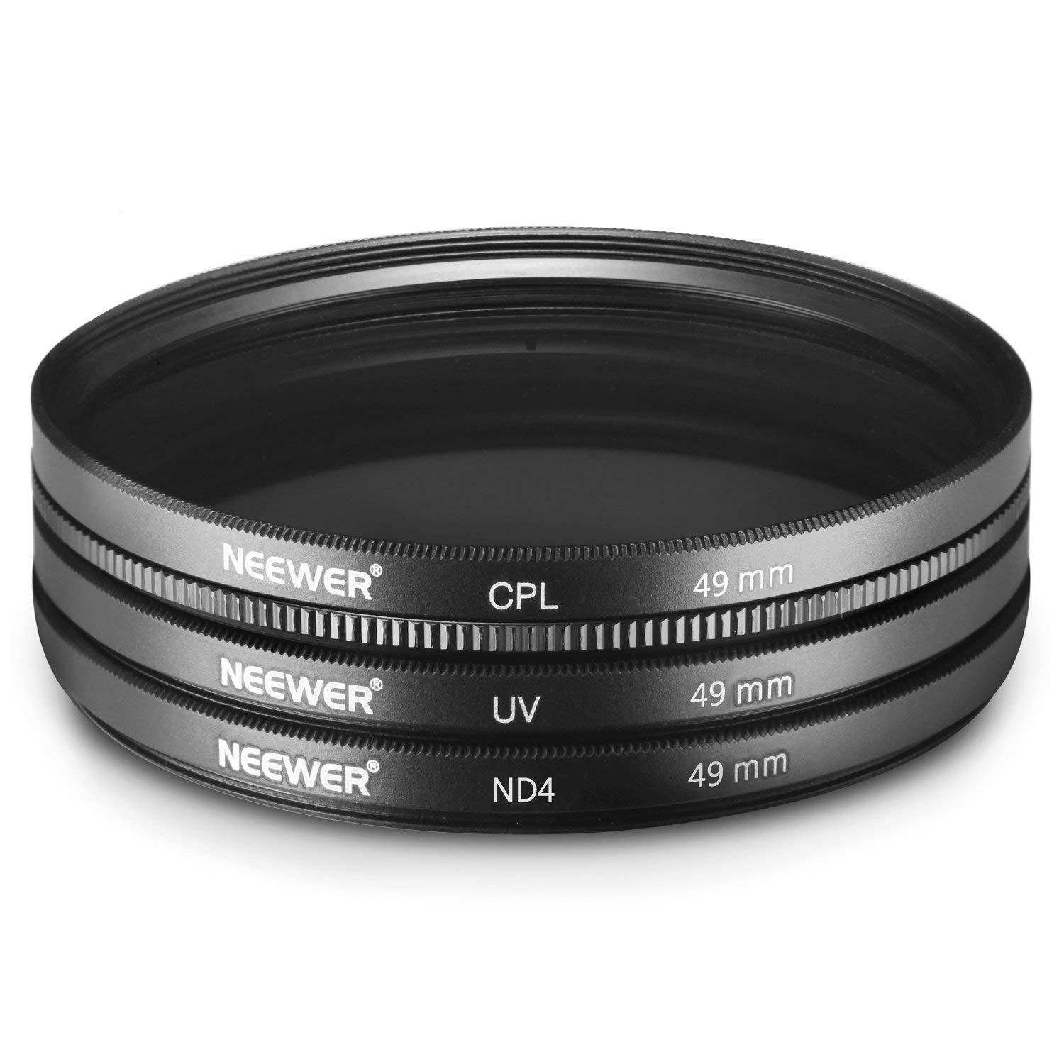 Neewer 49mm Filters (UV+ND4+CPL+FLD) - Shikakope
