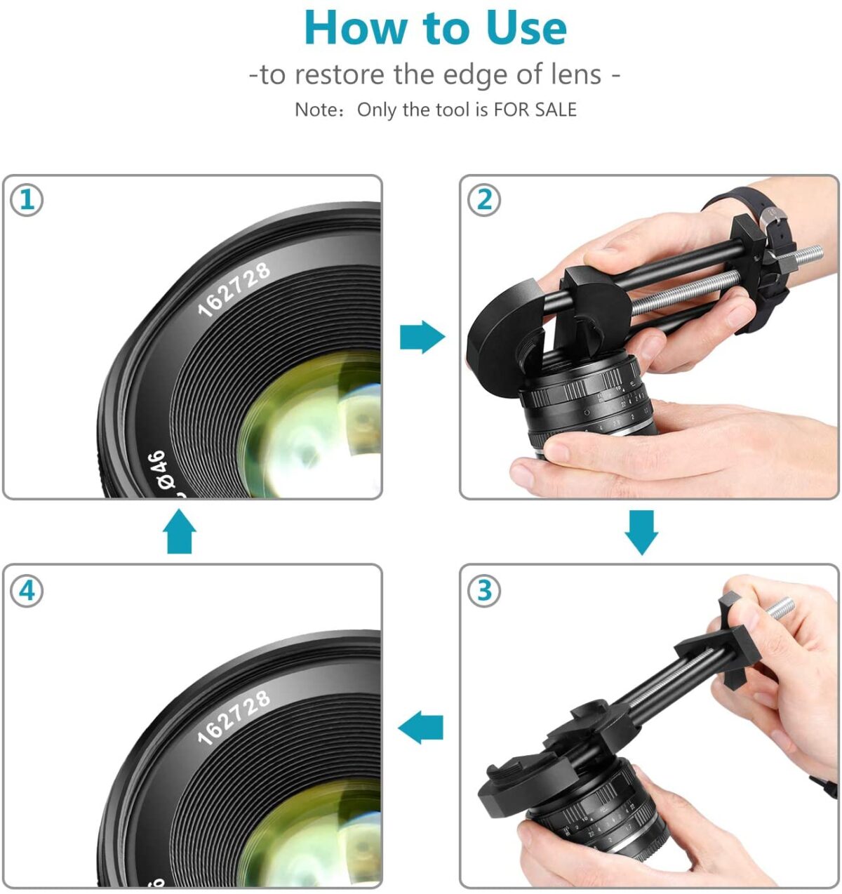 Neewer Camera Lens Vise Repair Tool for Lens and Filter