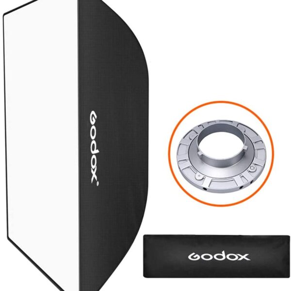 Godox 50x130cm Rectangular Softbox Bowens Mount for Studio Monolight Flash Portrait Photography