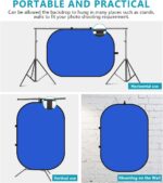 Neewer 150x200cm Collapsible Blue/Green Backdrop
