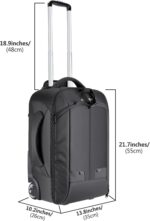 Neewer 2-in-1 Convertible Wheeled Camera Backpack