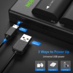 Neewer LP-E6 Rechargeable Battery Charger Set for Canon