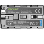 Neewer Two NP-F970 6600mAh Batteries with Dual Charger