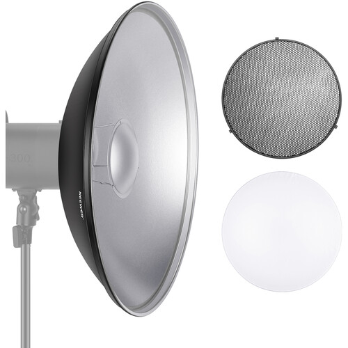 Neewer Beauty Dish + Diffuser and Honeycomb Grid