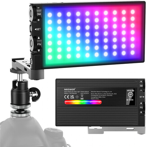 Neewer RGB150 LED On-Camera Light